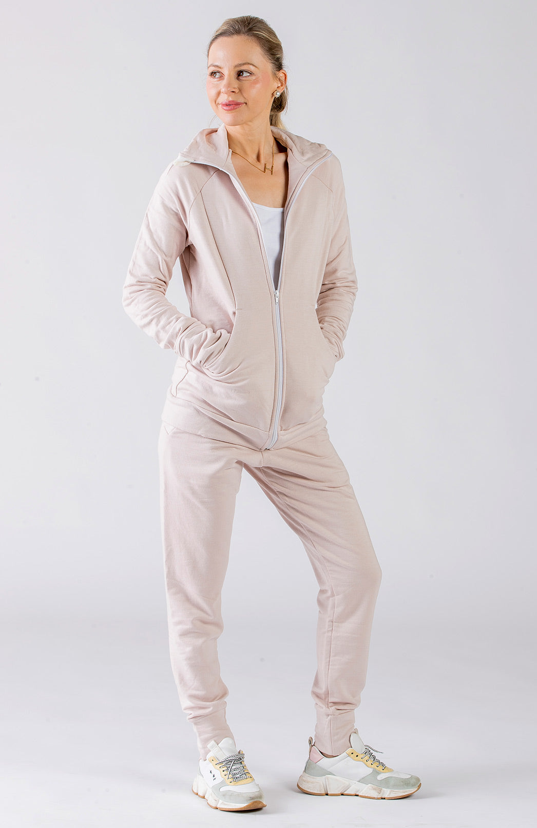 Nude Women's Merino Wool Fleece Lounge Pants &amp; Yoga Pants 