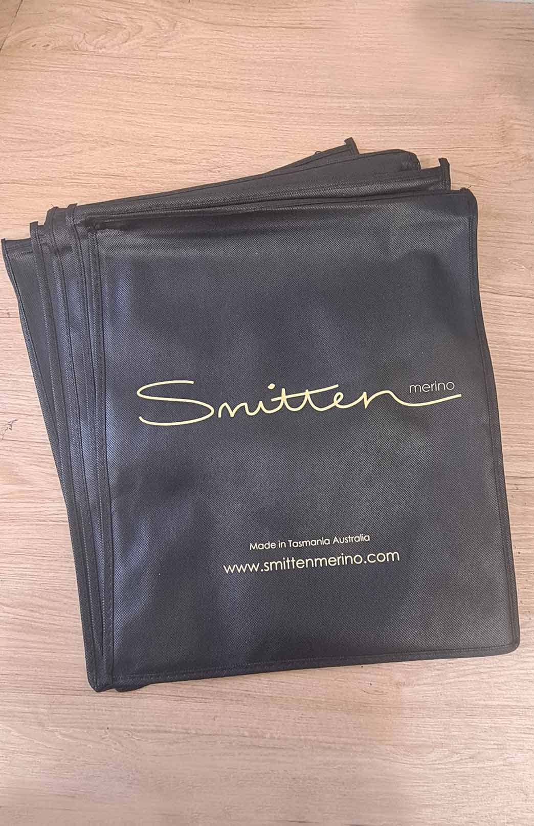 Black Protect your Merino Wool clothing with our custom Garment Bags!