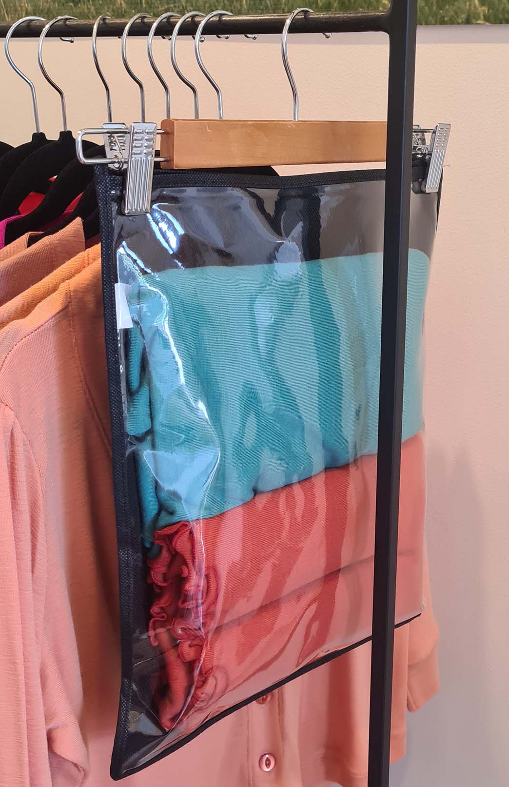 Black Protect your Merino Wool clothing with our custom Garment Bags!