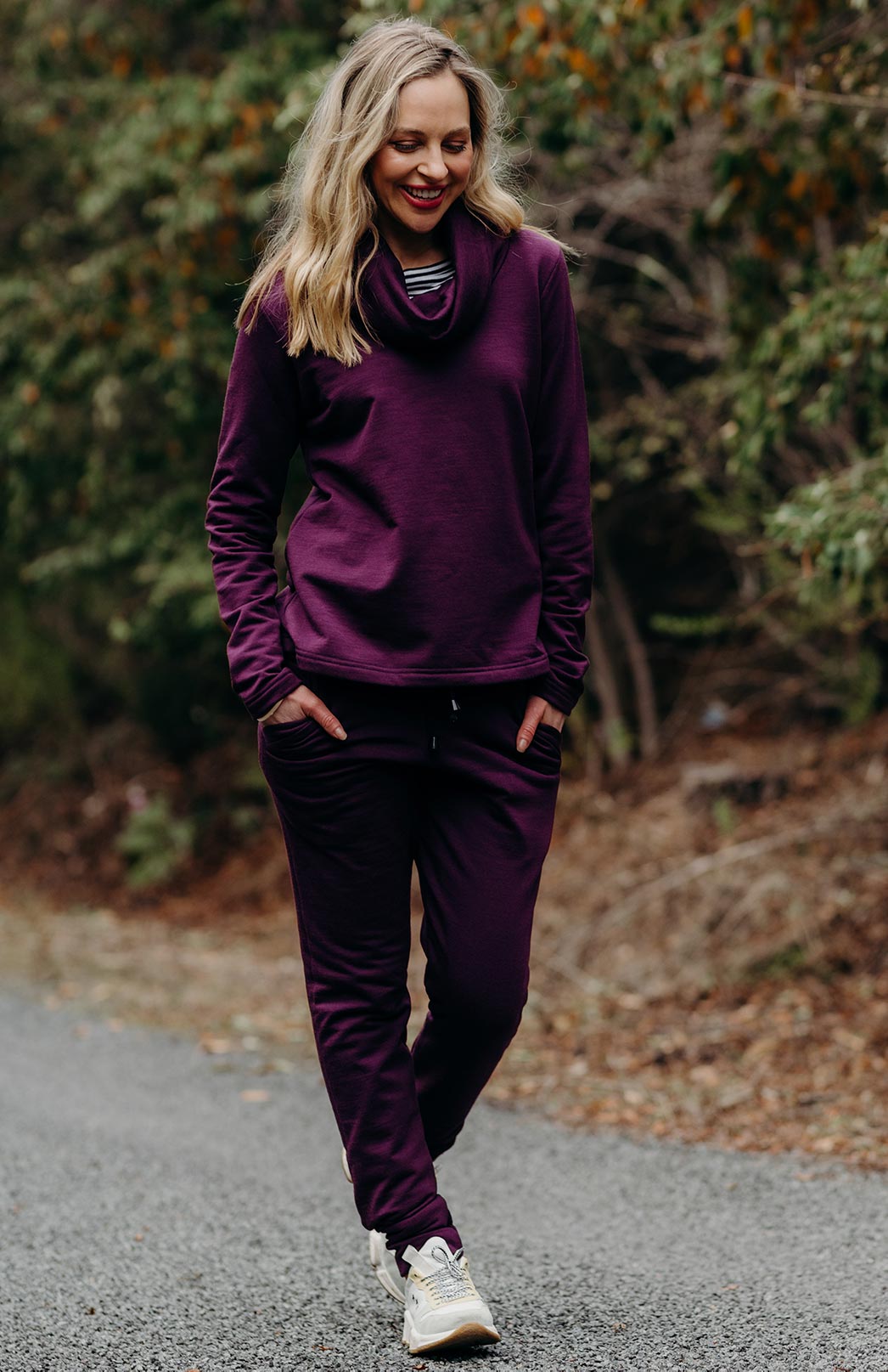 Gerri Top - Fleece Women's Merino Wool Fleece Long Sleeve Cowl Neck Top