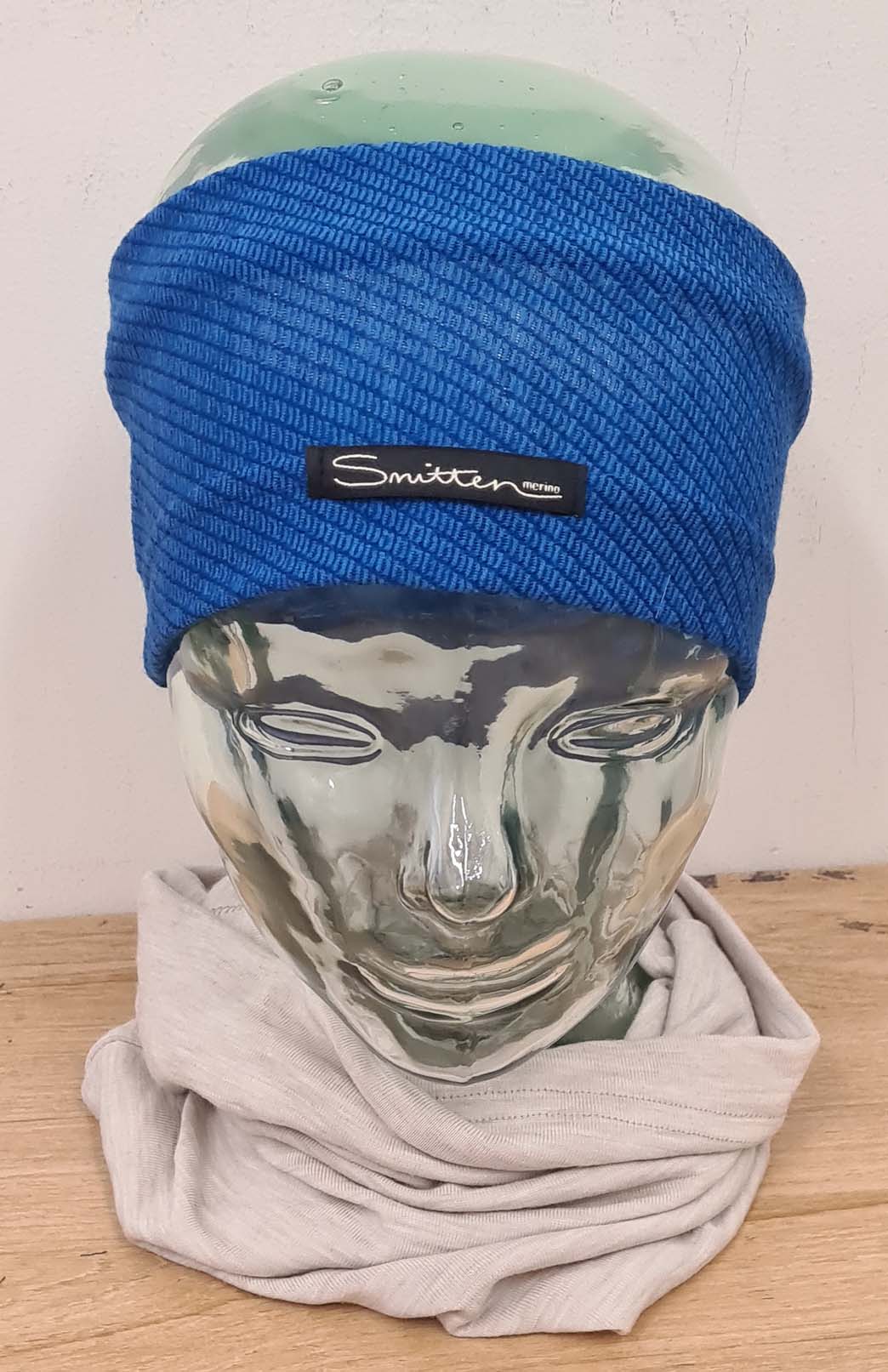 Azure Haze Unisex Merino Wool Thermal Headband