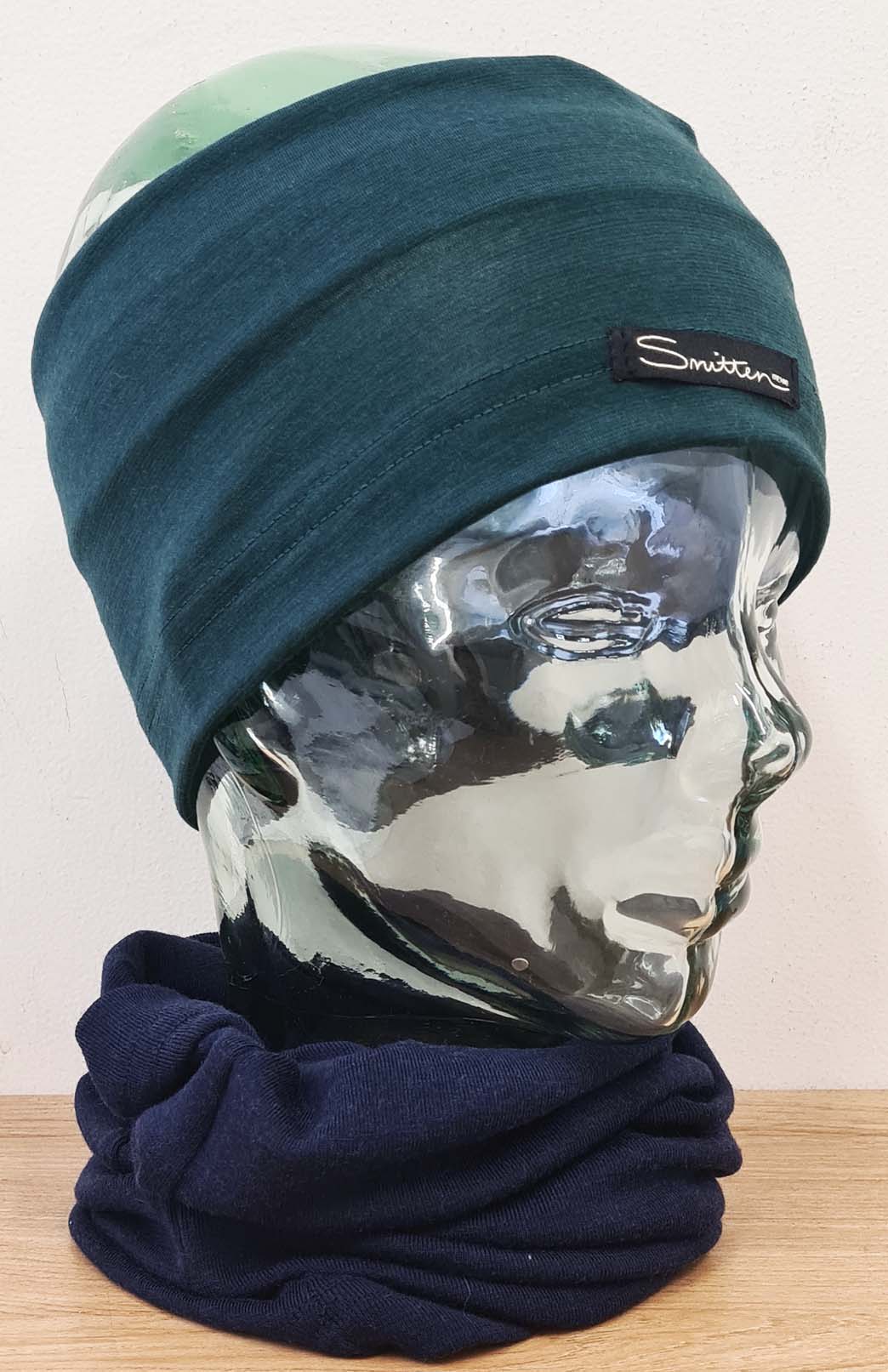 Deep Sea Green Unisex Merino Wool Thermal Headband