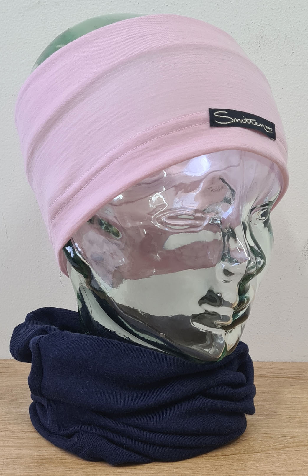 Dusty Pink Unisex Merino Wool Thermal Headband