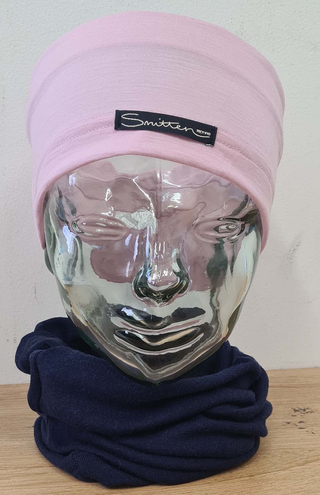 Dusty Pink Unisex Merino Wool Thermal Headband