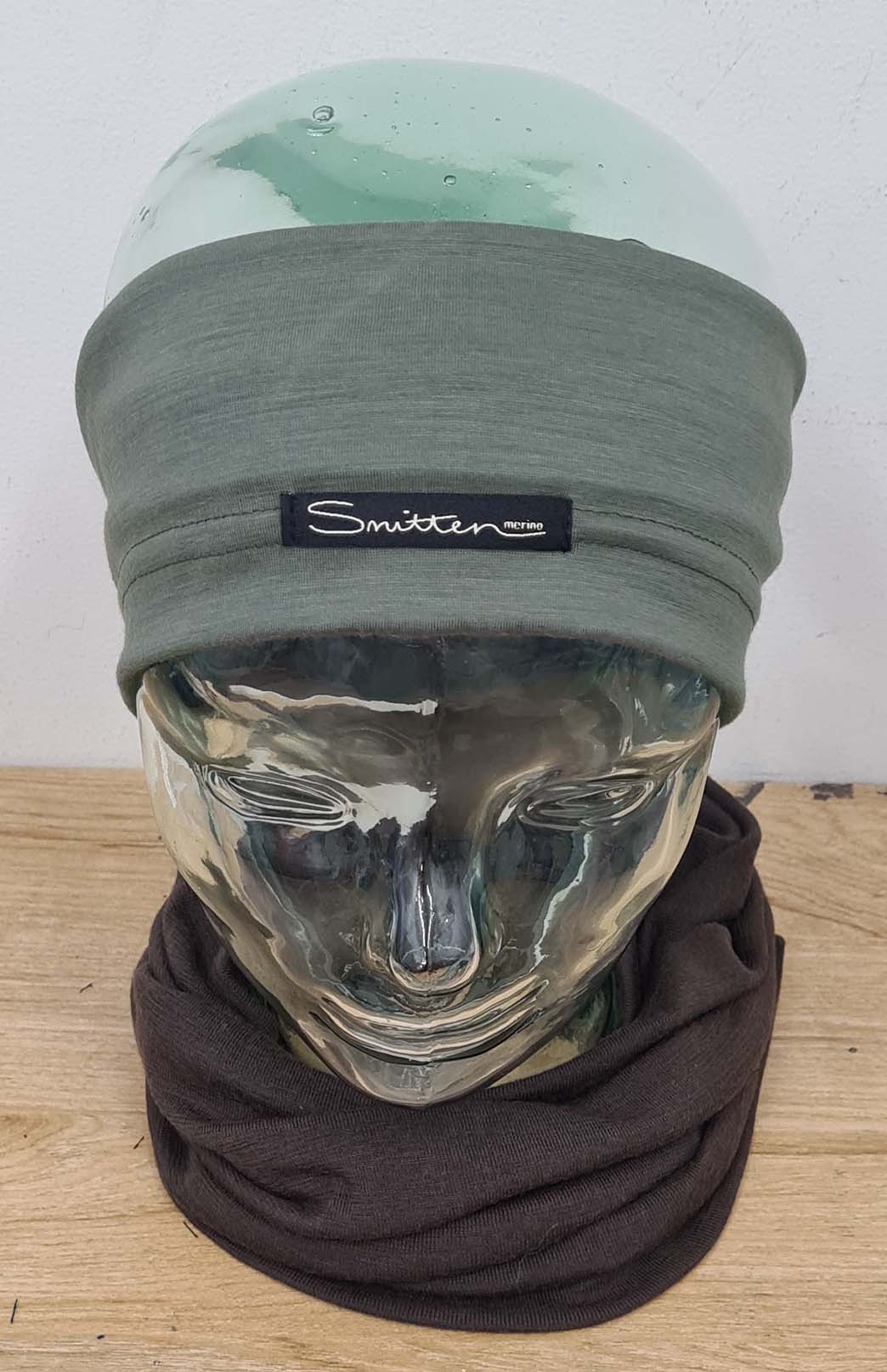Gum Tree Green Unisex Merino Wool Thermal Headband