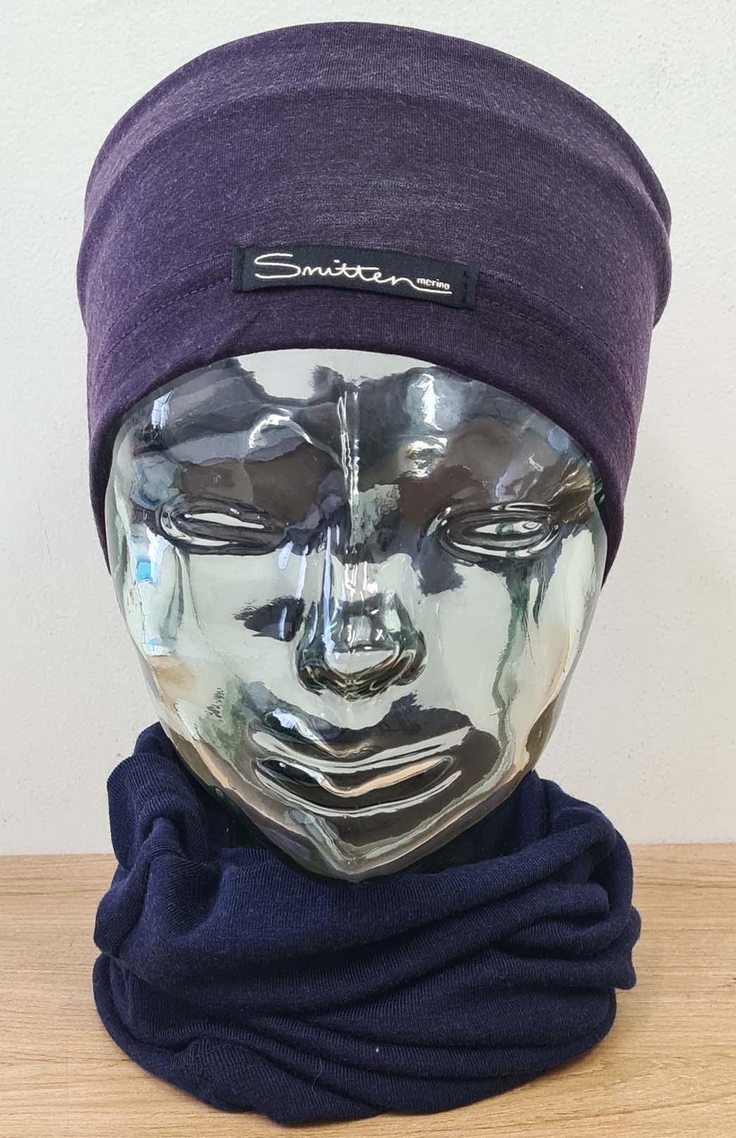 Mulberry Purple Unisex Merino Wool Thermal Headband