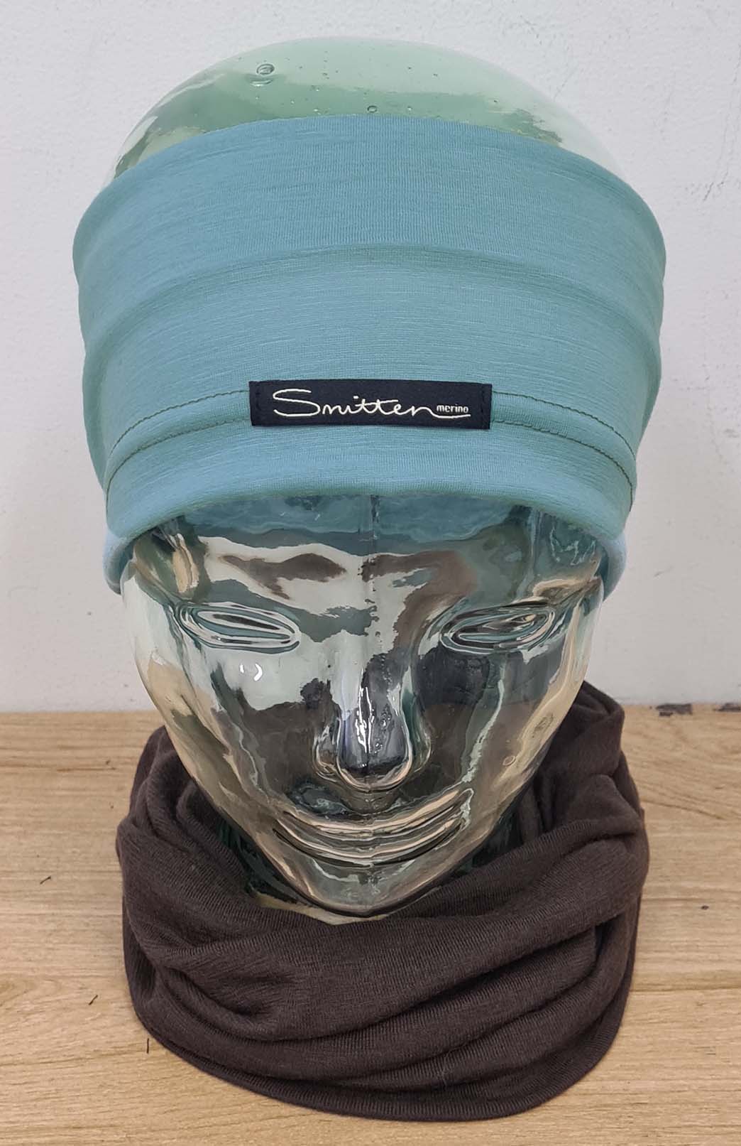 Seafoam Green Unisex Merino Wool Thermal Headband