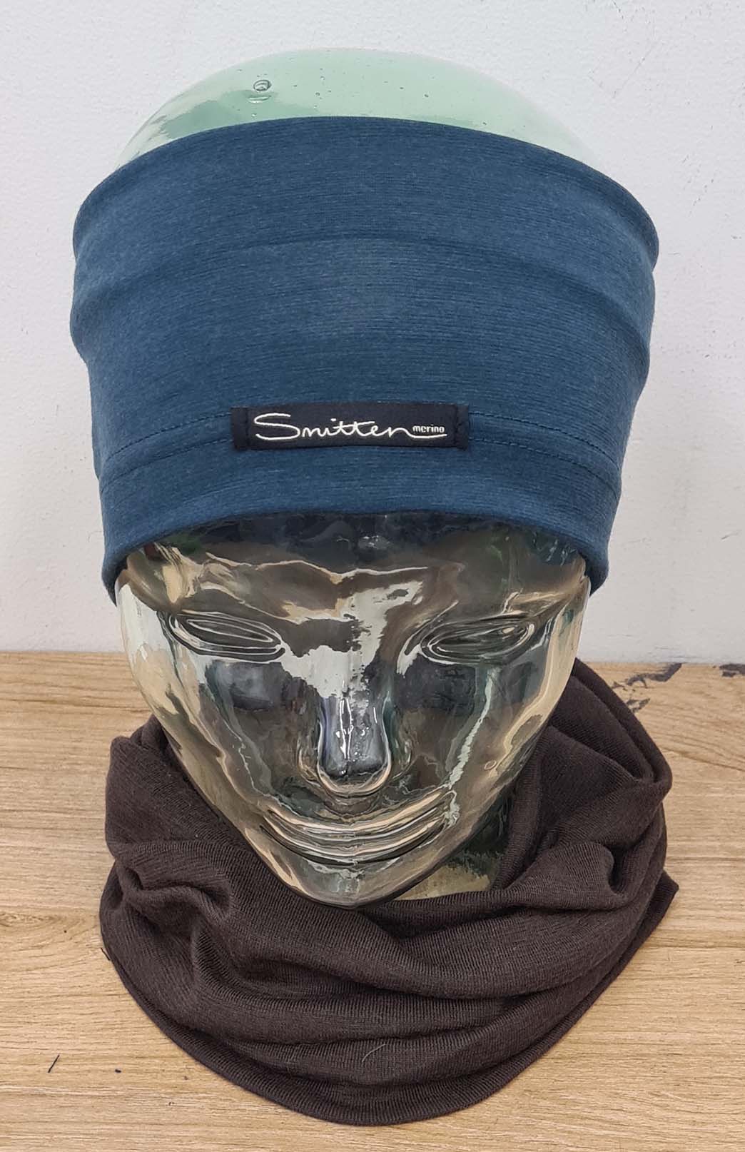 Storm Teal Unisex Merino Wool Thermal Headband