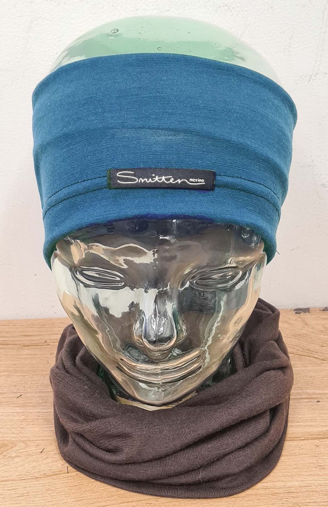 Teal Unisex Merino Wool Thermal Headband