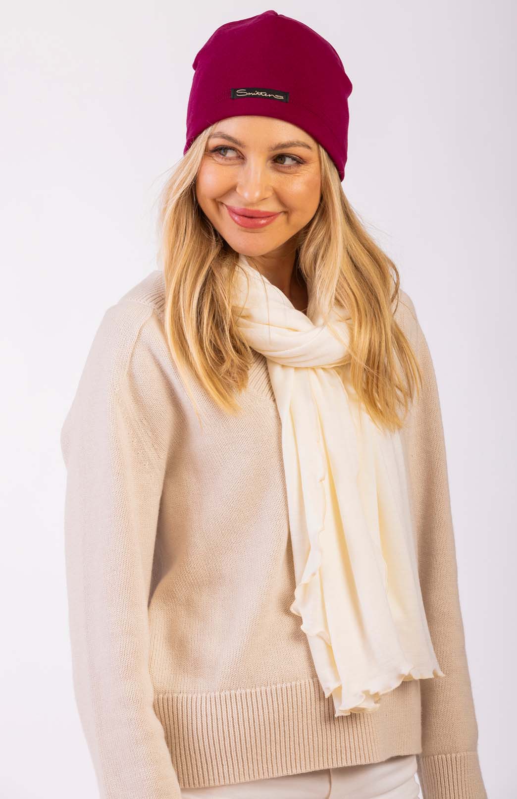 Magenta Unisex Merino Wool Thermal (360g) Beanie