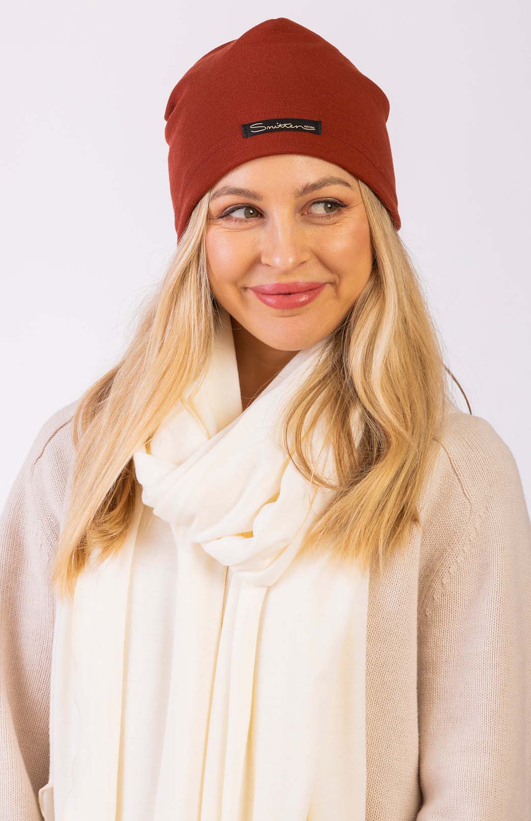 Shiraz Red Unisex Merino Wool Thermal (360g) Beanie
