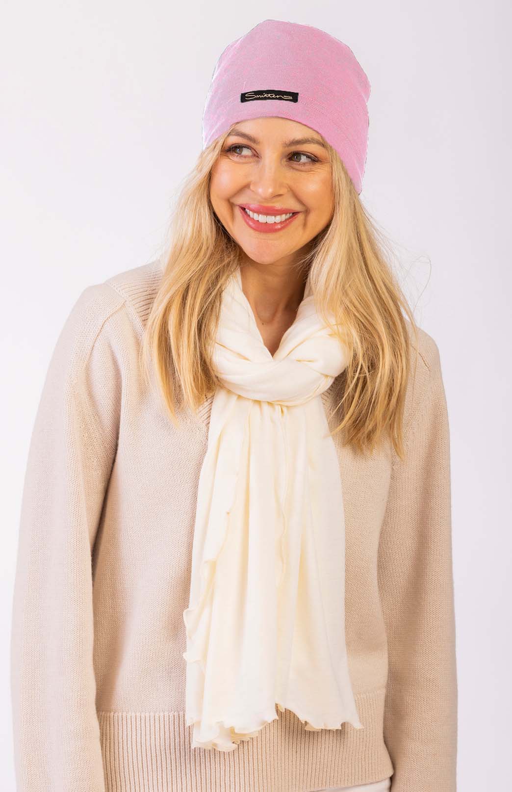 Soft Pink Unisex Merino Wool Thermal (360g) Beanie
