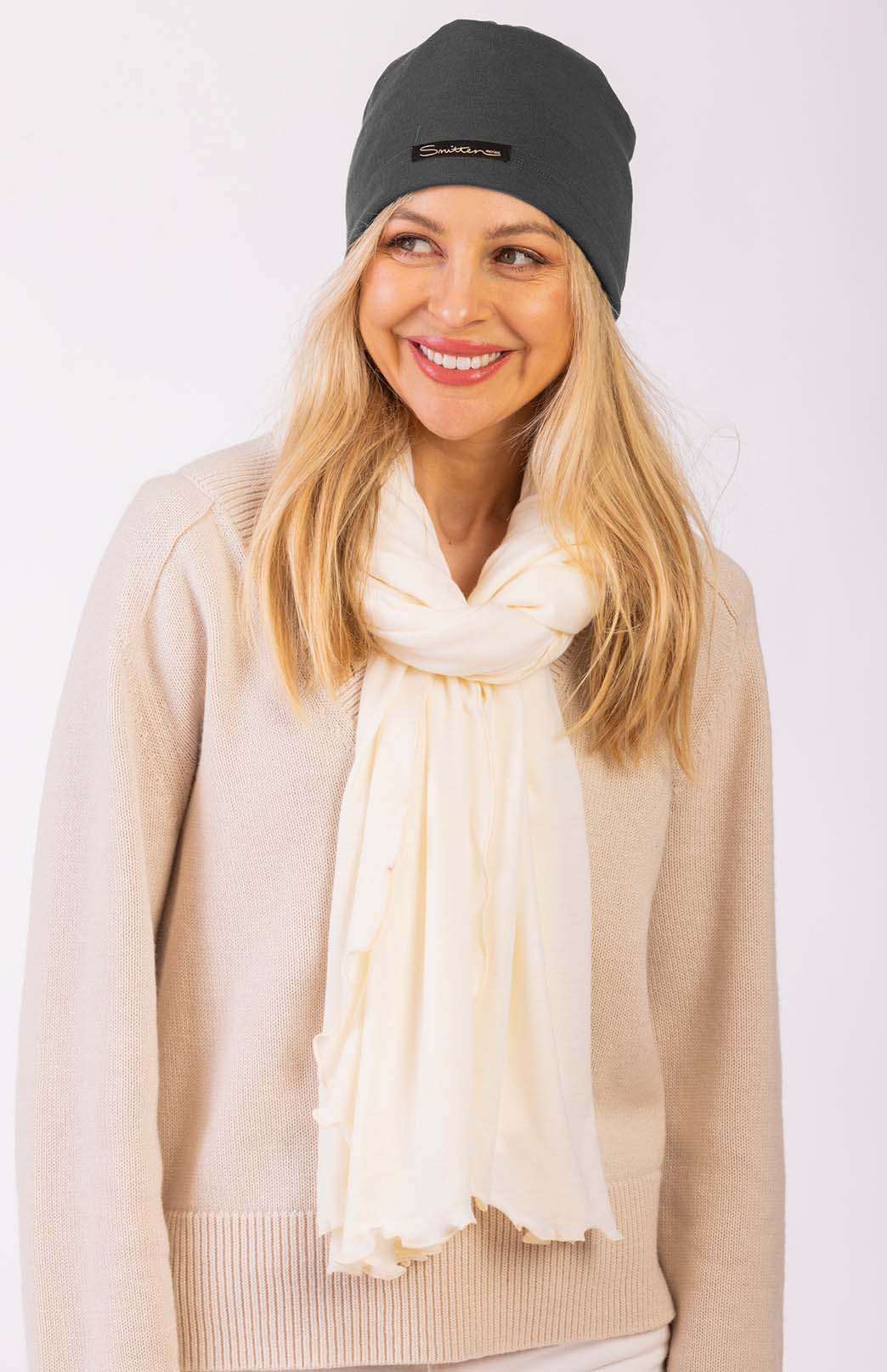 Steel Grey Unisex Merino Wool Thermal (360g) Beanie