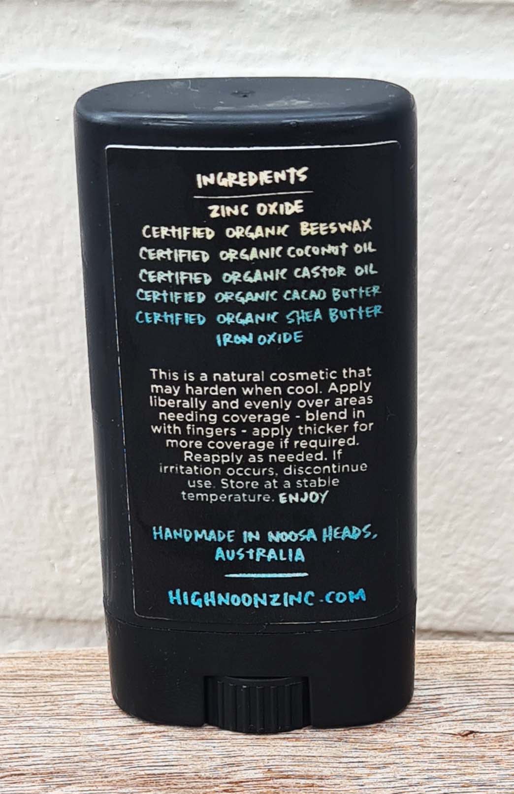 High Noon Zinc Range Organic Tinted Face &amp; Body Surf Zinc