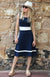 Navy & Ivory Women&#39;s Merino Wool Sleeveless Dress
