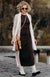 Caramel Women&#39;s Slimline Long Cardigan with side pockets
