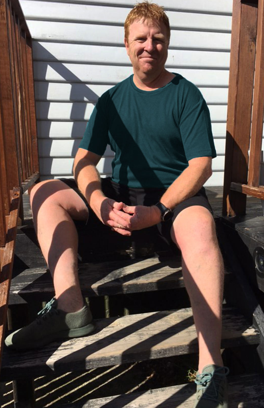 Deep Sea Green Men's "Big &amp; Tall" Loose Fit Crew Neck T-Shirt (Fits 2XL-5XL)