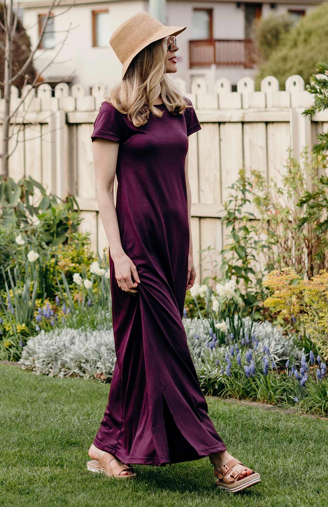 ワンピース andmary Lady like long dress ANDMARY】Lady like long dress