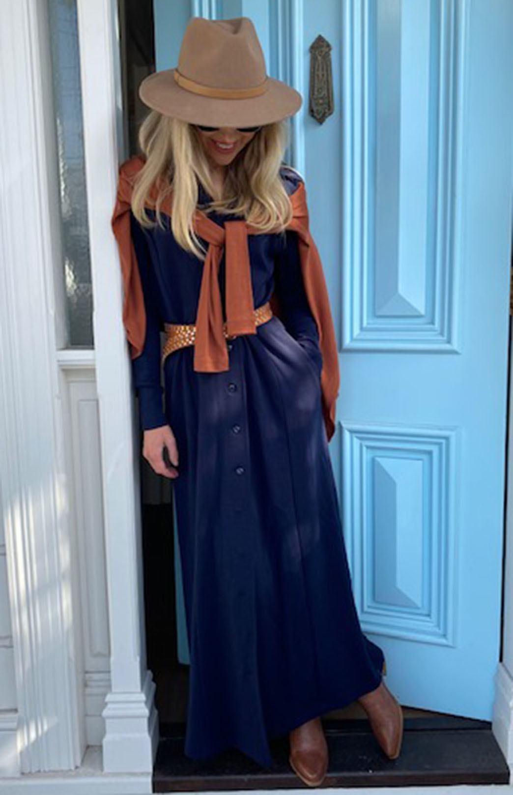 navy blue long shirt dress Pour Les Femmes Long Linen Lounge Shirtdress, Women's, Small, Loungewear & Sleepwear Robes Bathrobes