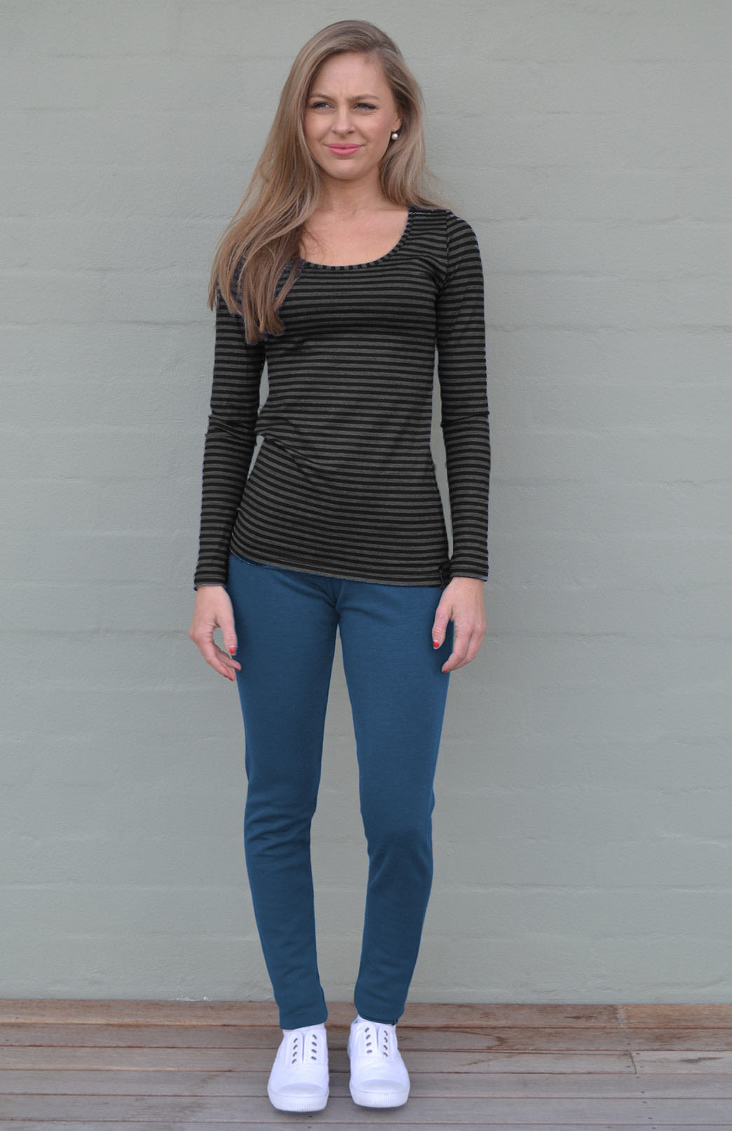 Storm Teal Women's Merino Wool Heavyweight (360g) Leggings