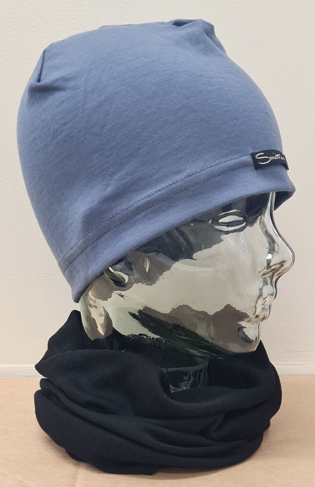 Dove Blue Unisex Merino Wool Skull Cap Lightweight (170g) Beanie