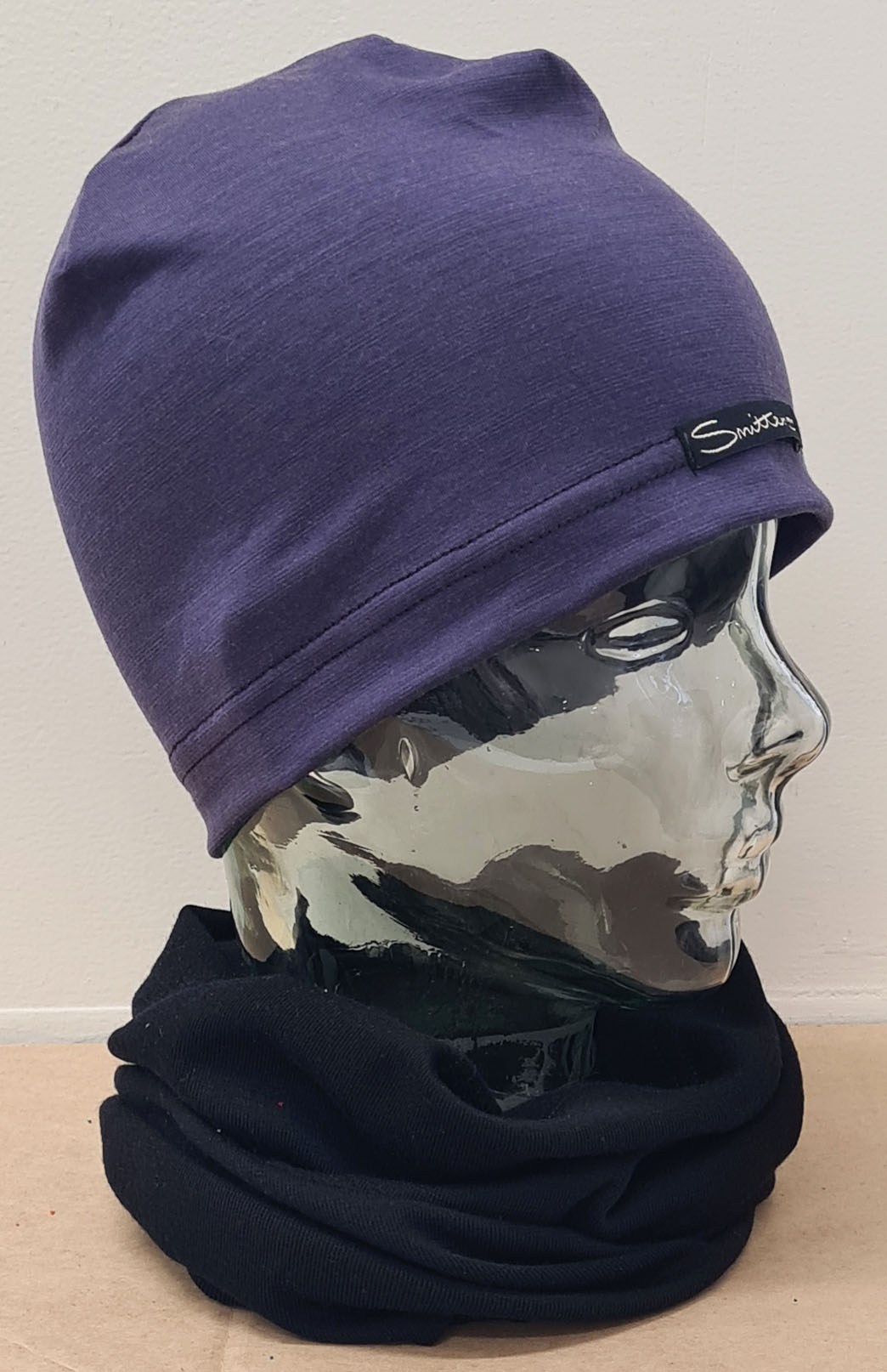 Grape Purple Unisex Merino Wool Skull Cap Lightweight (170g) Beanie