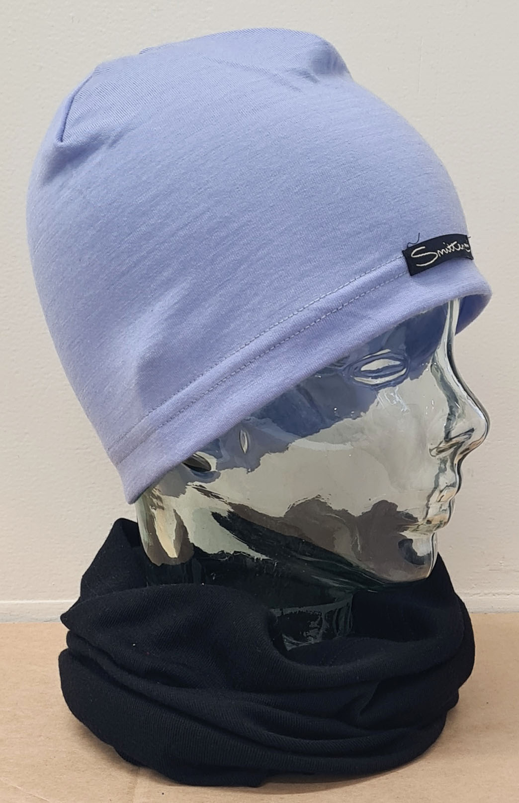 Jacaranda Blue Unisex Merino Wool Skull Cap Lightweight (170g) Beanie