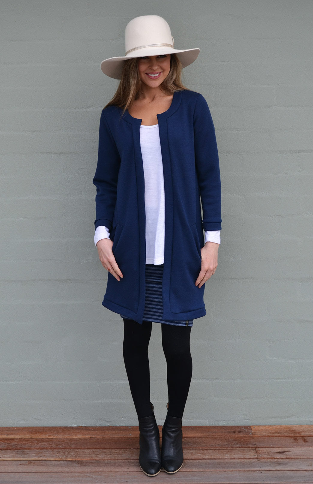 Ivory Women&#39;s Merino Wool Cece Jacket
