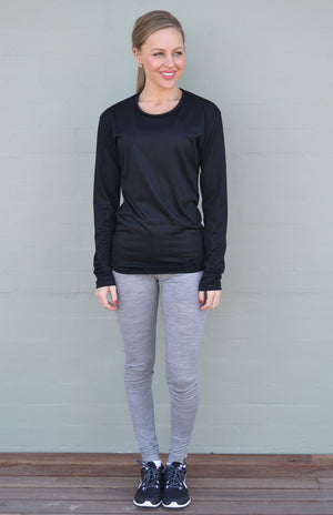 Long Sleeved Crew Neck Top 170g