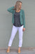 Petrel Women&#39;s Cropped Cardigan with Long Sleeves
