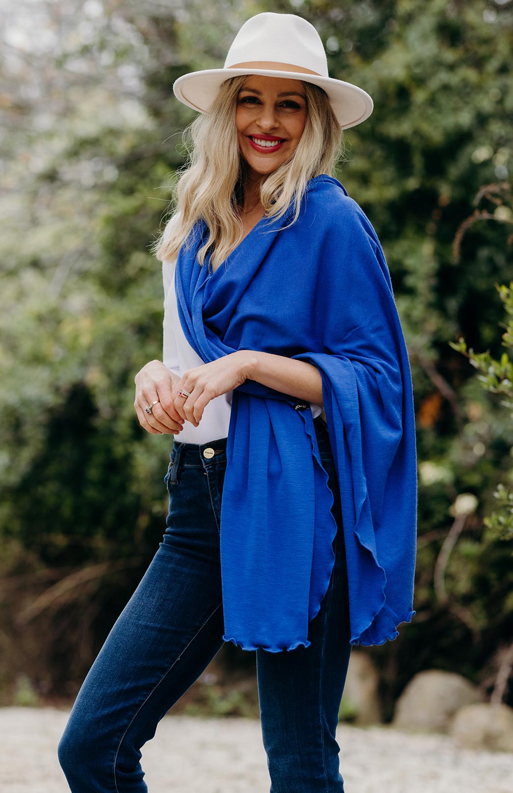 Bluebell Women's Merino Wool Luxury Scarf