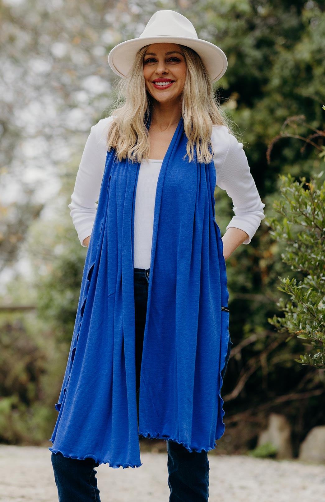 Bluebell Women's Merino Wool Luxury Scarf