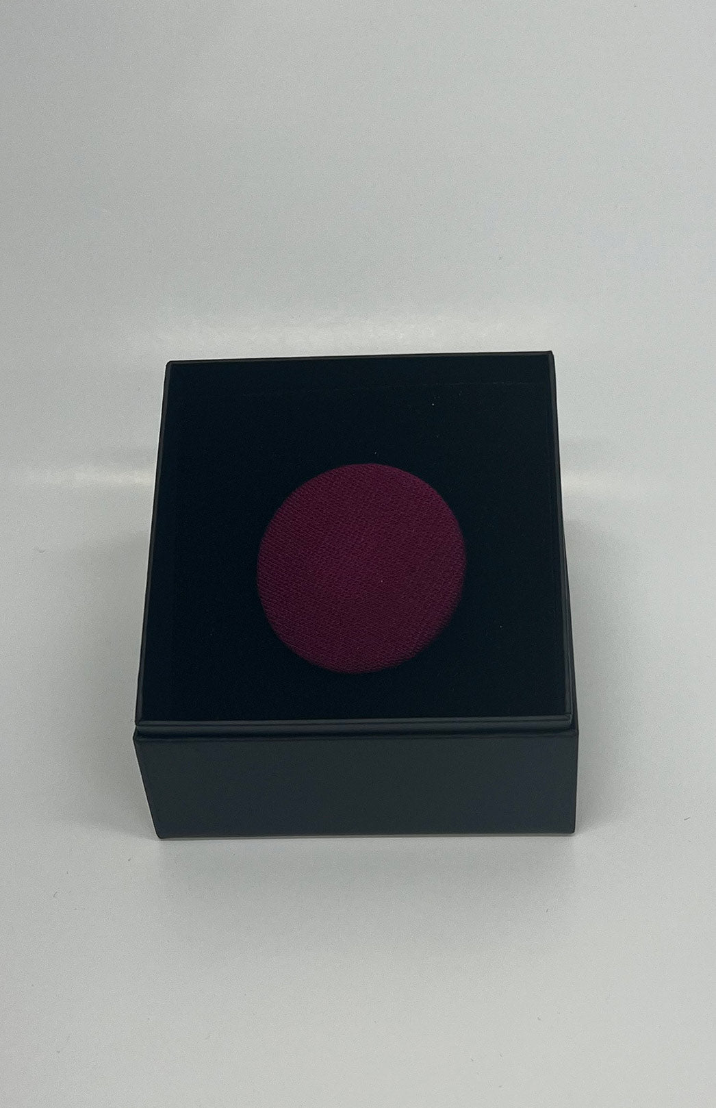 Magenta Women's Merino Wool Magnetic Button Brooch