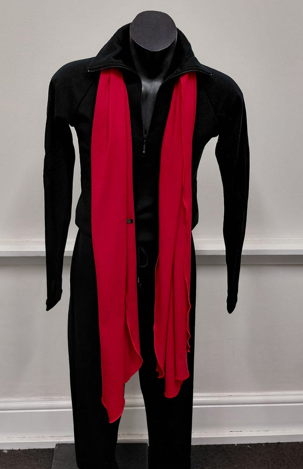 Chilli Red Women's Merino Wool Plain Scarf