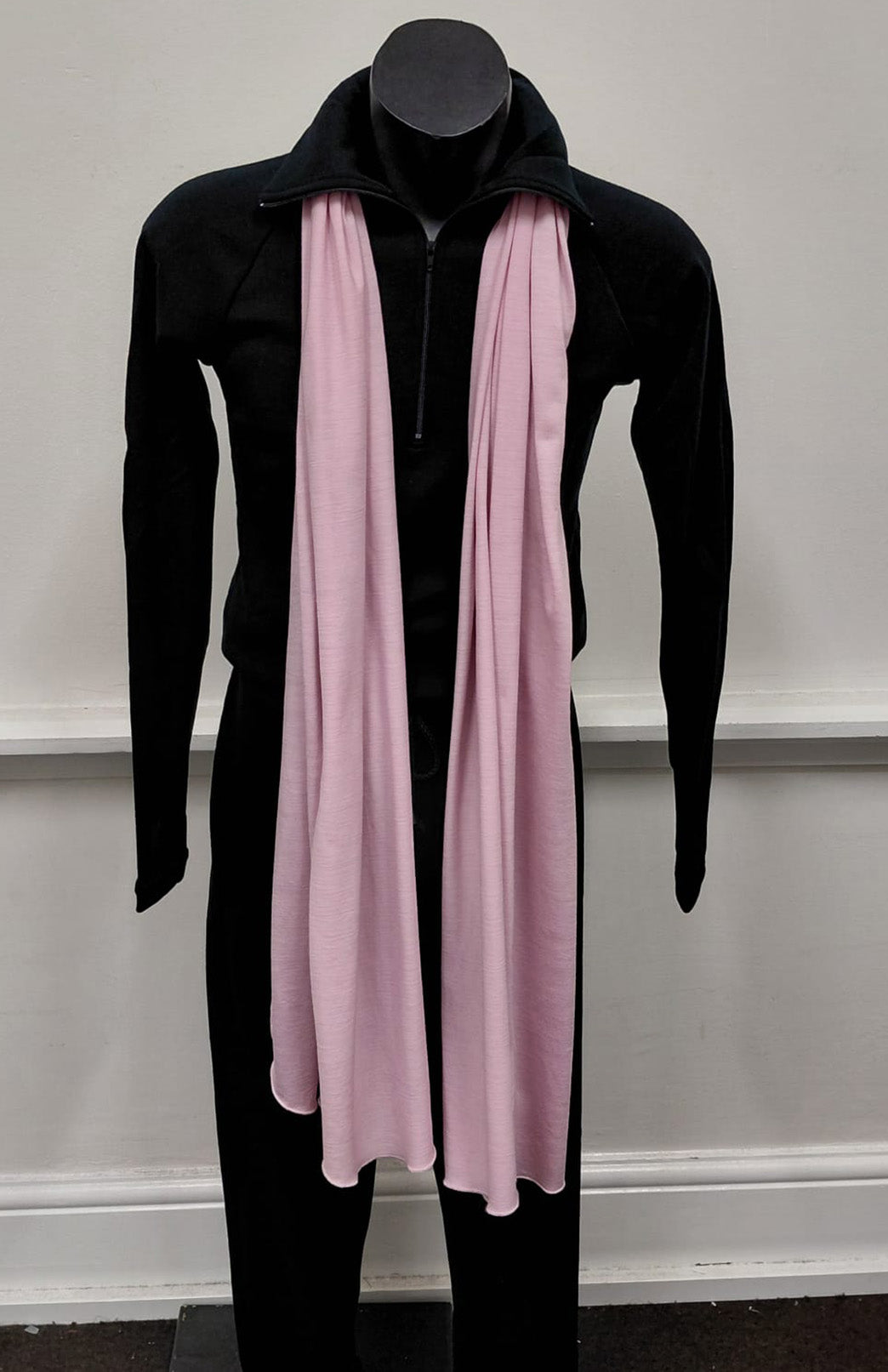 Dusty Pink Women's Merino Wool Plain Scarf