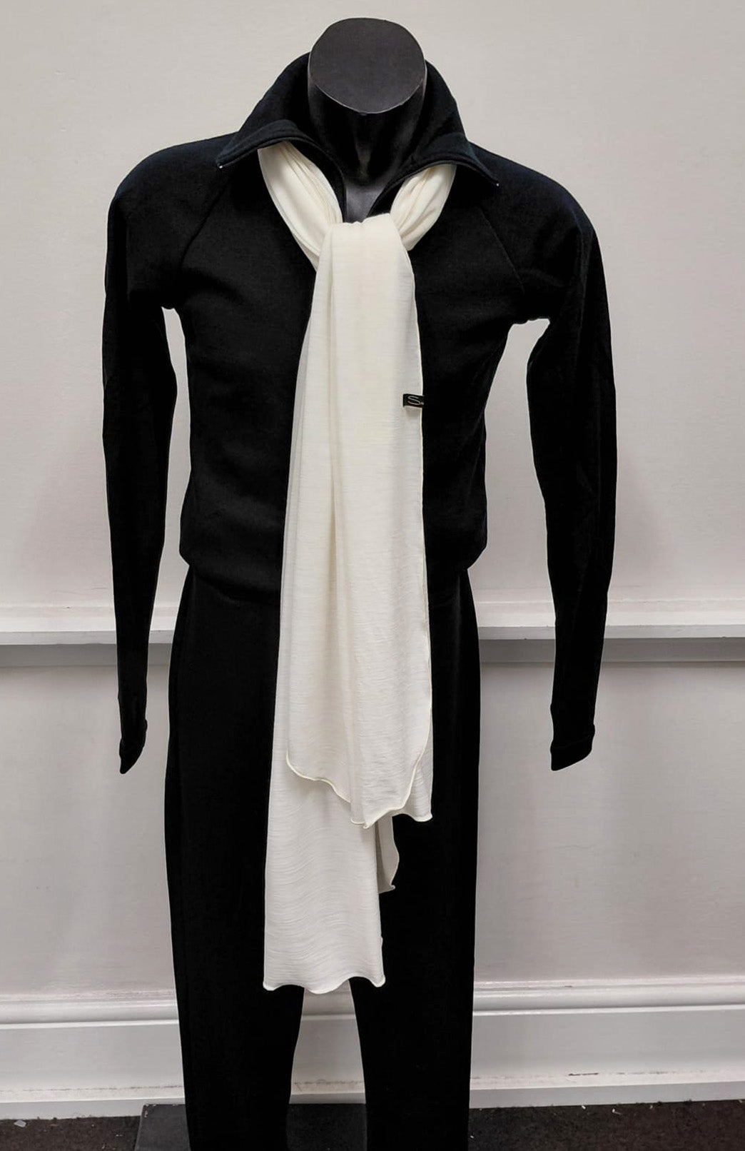 Ivory Women's Merino Wool Plain Scarf