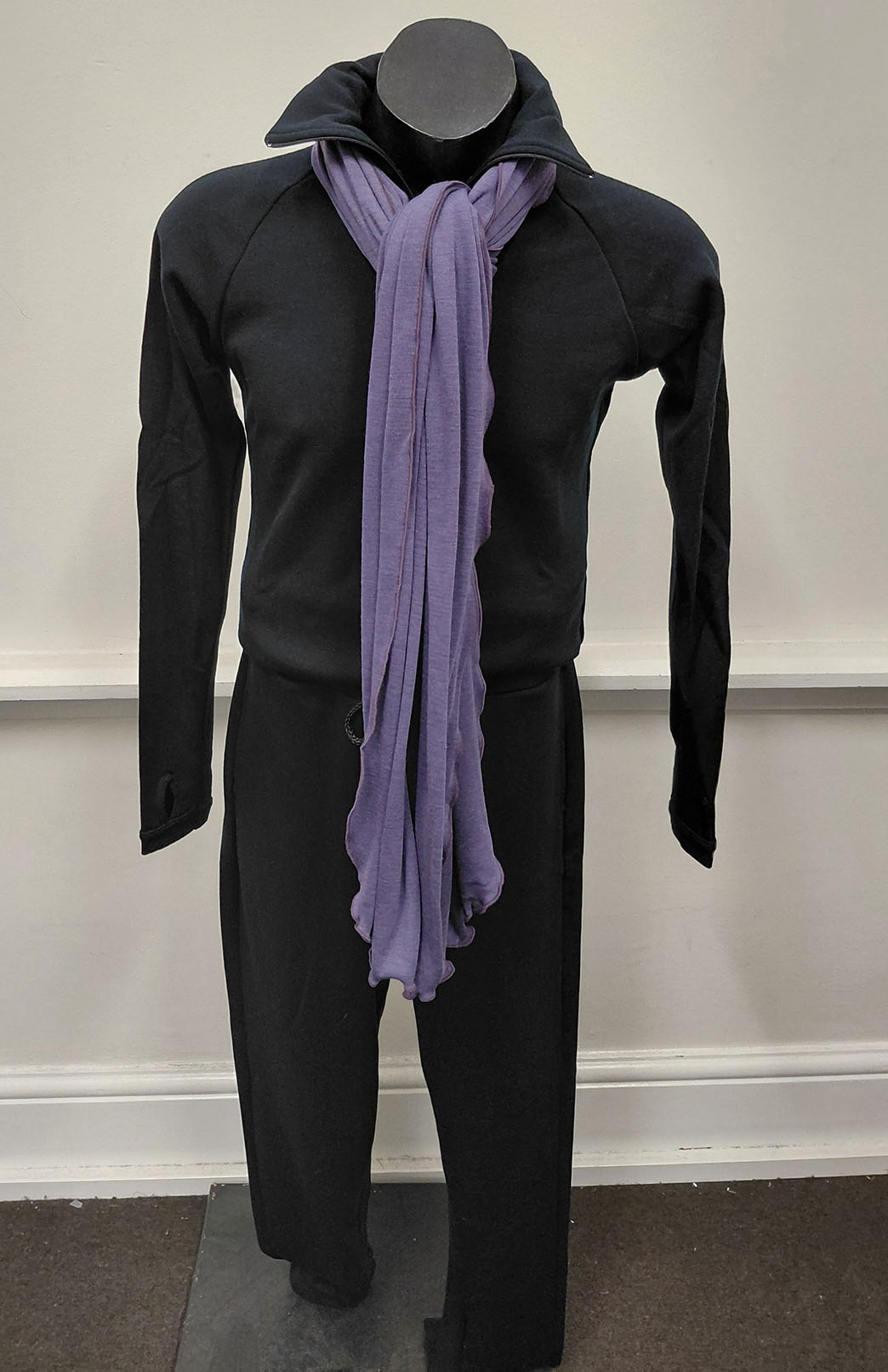 Grape Purple Women's Merino Wool Luxury Scarf