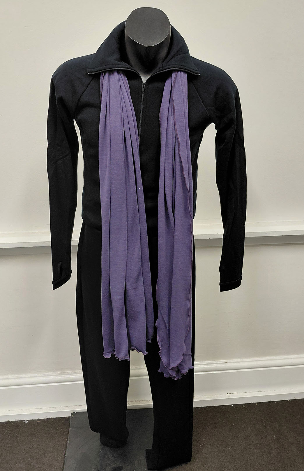 Grape Purple Women's Merino Wool Luxury Scarf