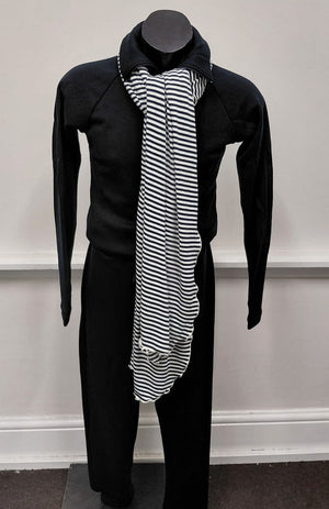 Navy & Ivory Stripe