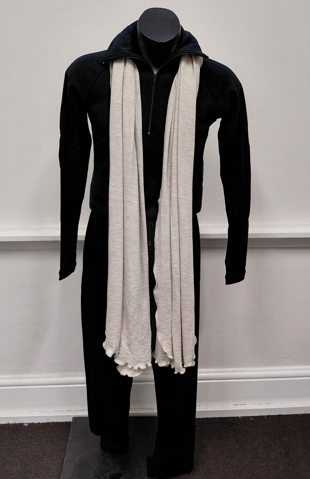 Oatmeal Marl Women's Merino Wool Luxury Scarf