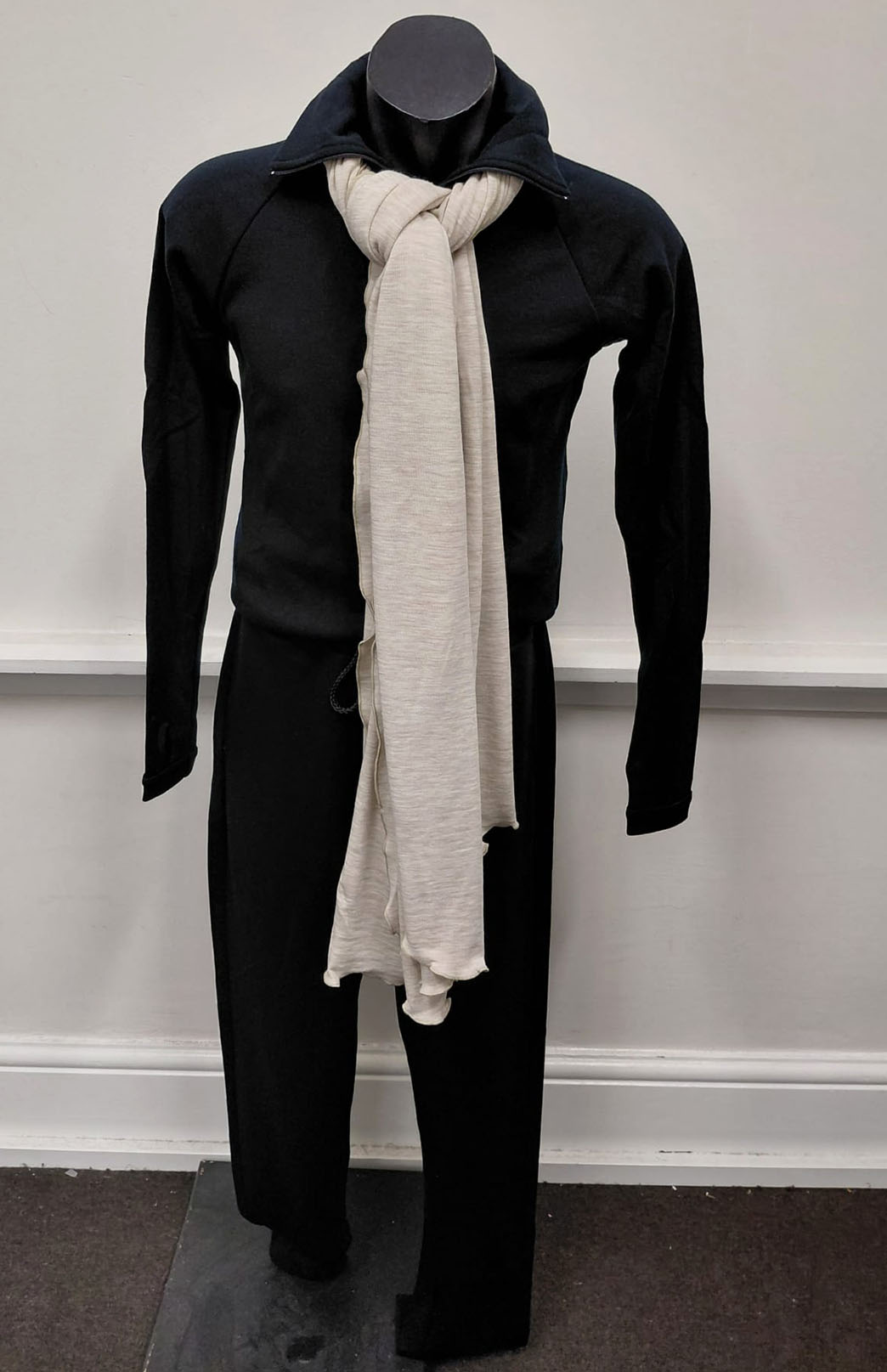 Oatmeal Marl Women's Merino Wool Luxury Scarf
