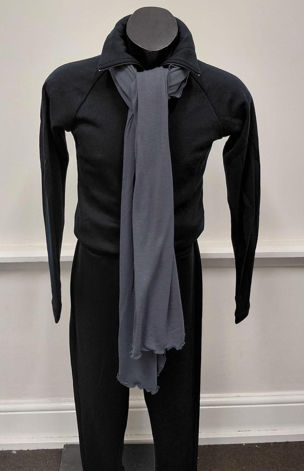 Slate Grey Women's Merino Wool Luxury Scarf