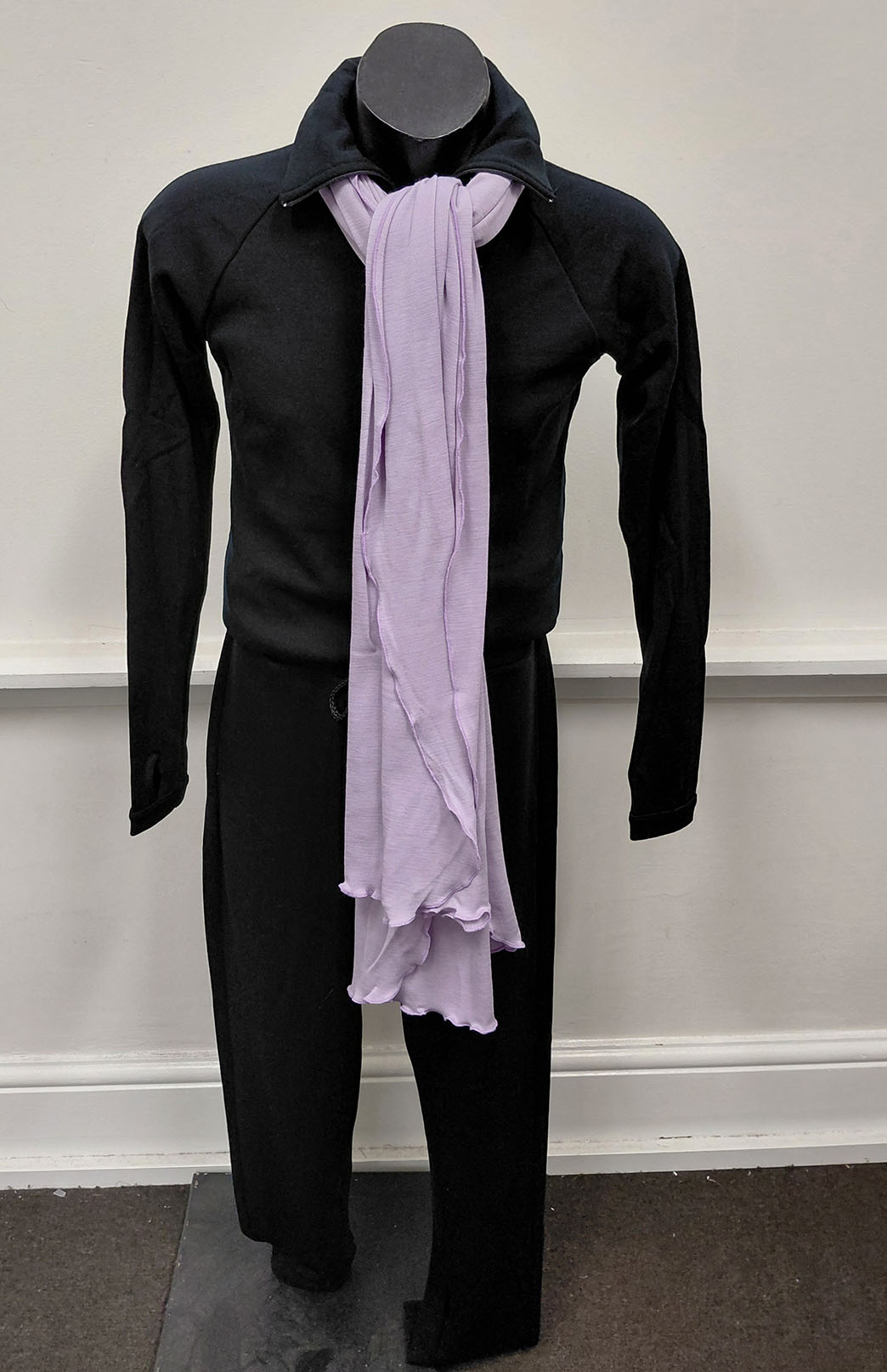 Soft Violet Purple Women's Merino Wool Luxury Scarf