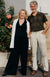 Cinnamon Women&#39;s Merino Wool Wide Leg Pants with Pockets
