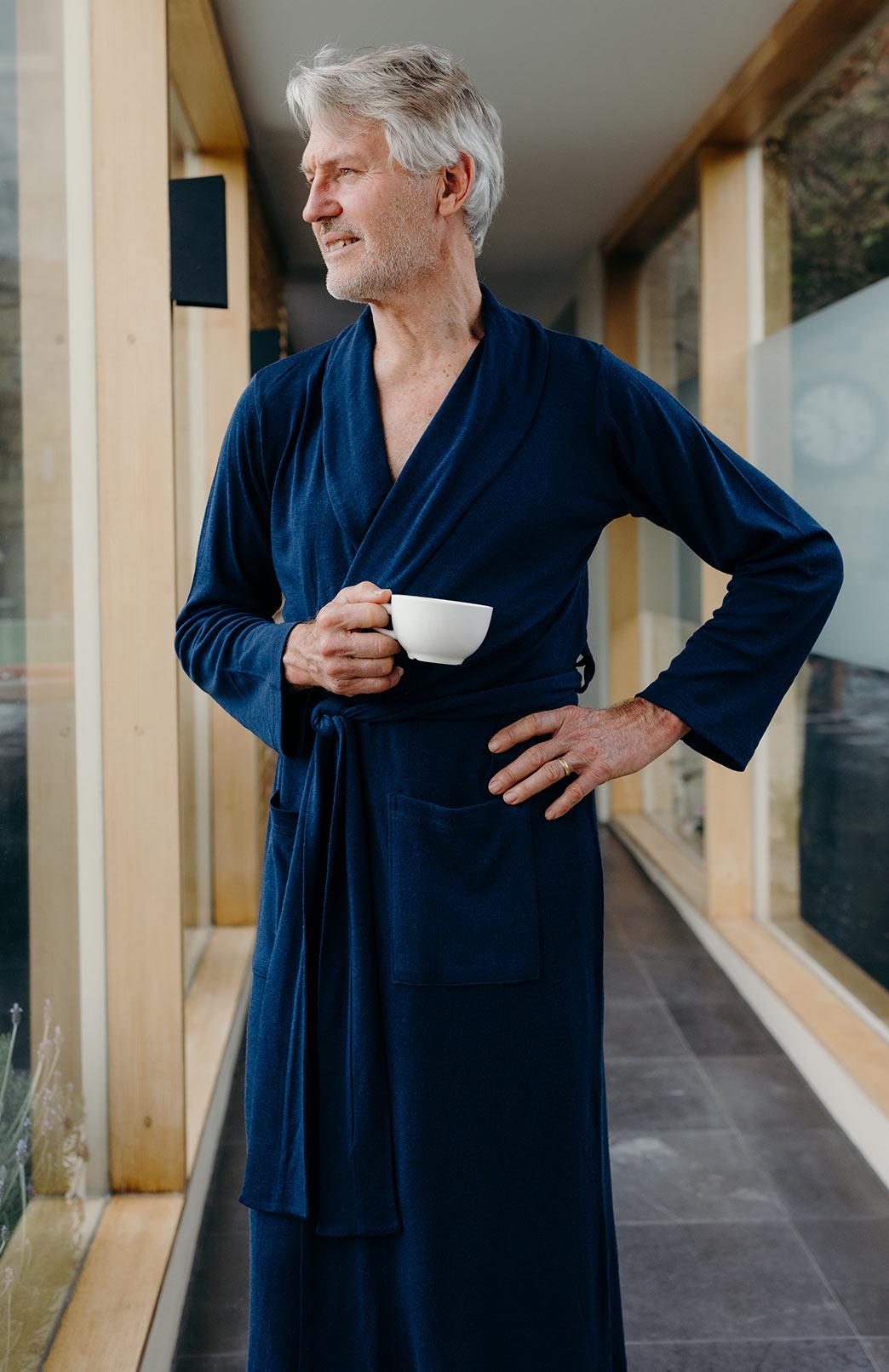 Merino Wool Men's Nightgown