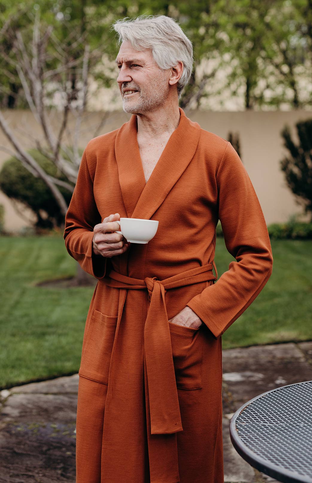 Cinnamon Superfine Merino Wool Nightgown 