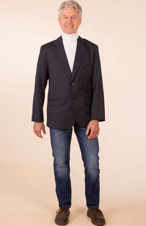 Obsidian Grey Herringbone