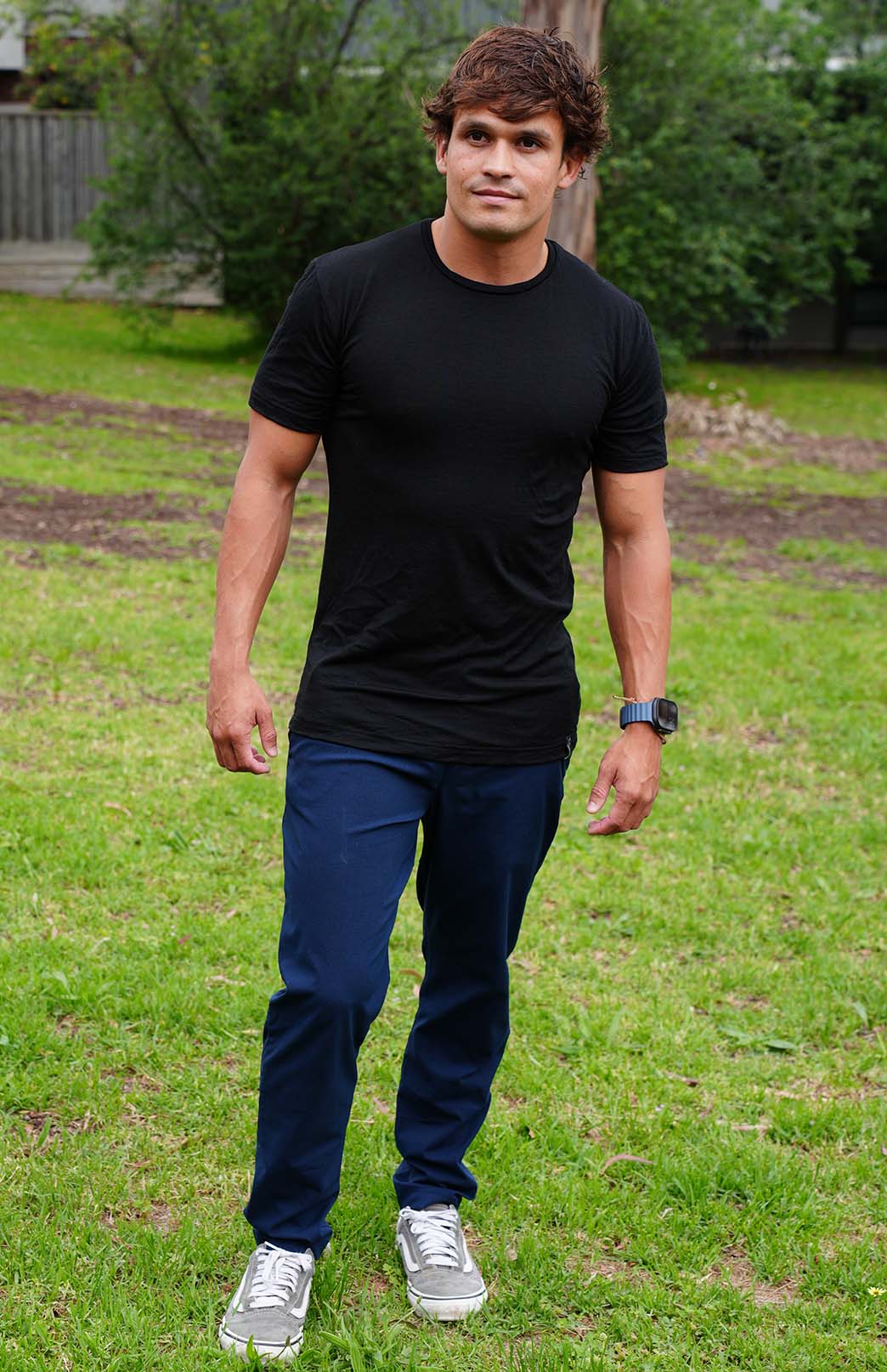 Black Men's Merino Wool T-Shirt