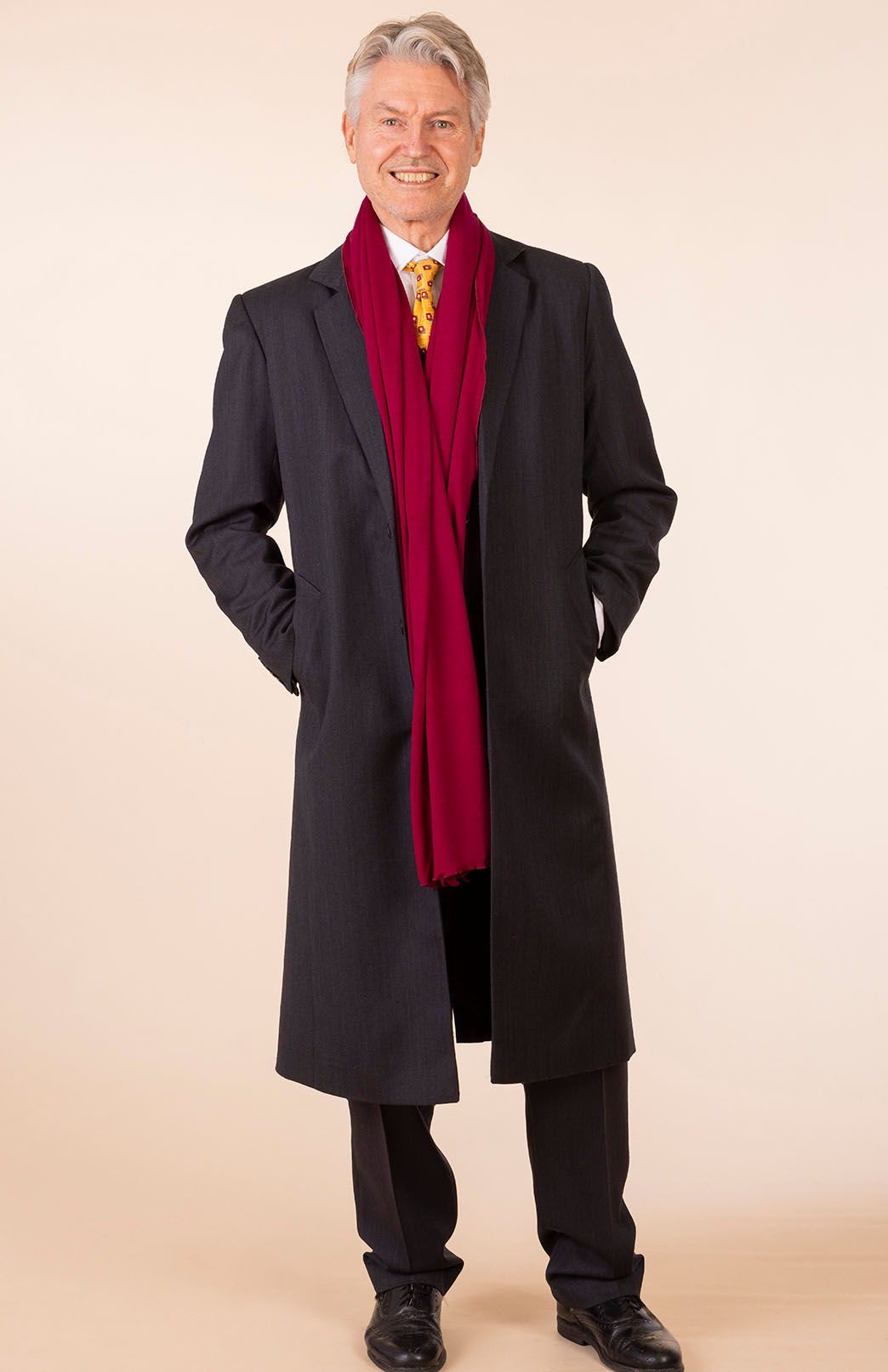 Magenta Women's Merino Wool Luxury Scarf