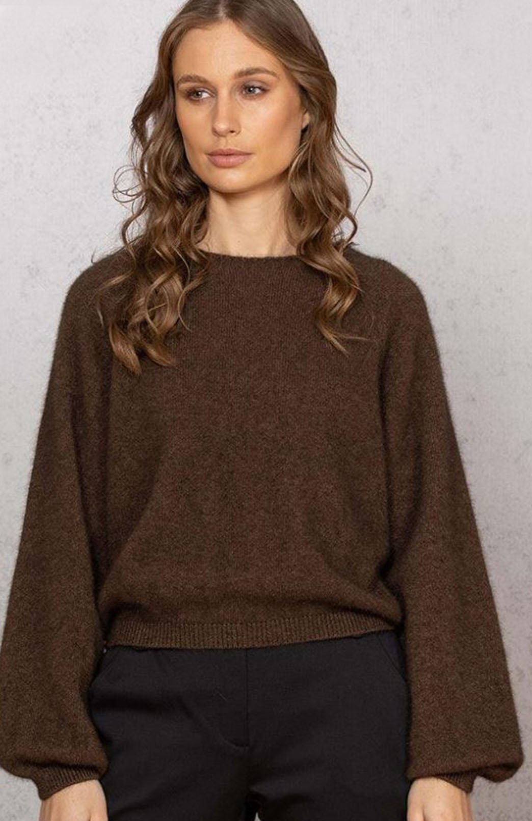 Tobago Women's Bell Sleeve Merino &amp; Possum Knit Jumper